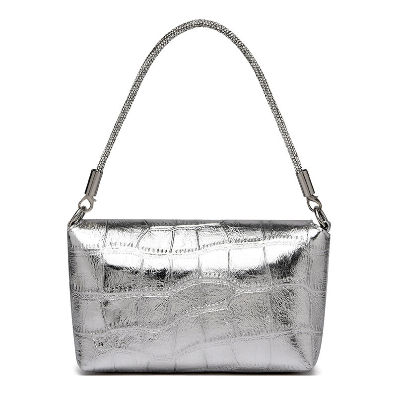 YILIAN, Изысканная сумка через плечо из искусственной кожи с цепочкой, новинка 2023, модная сумка, универсальная сумка через плечо