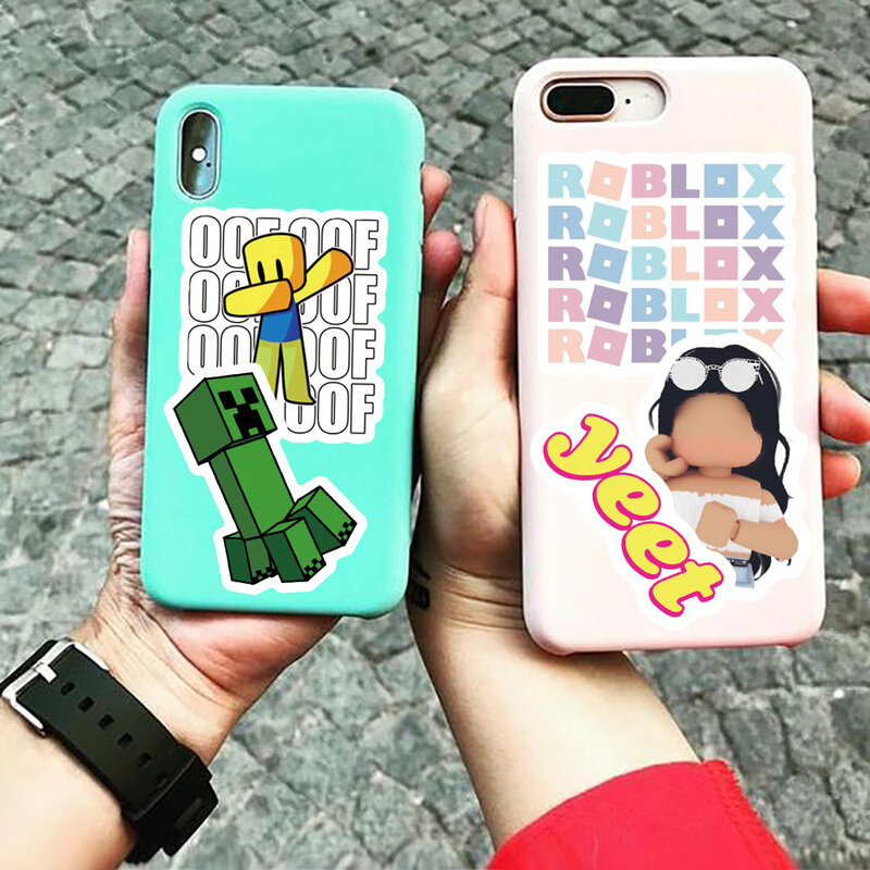 Cartoon Anime Game ROBLOX Stickers For Car Laptop Phone Stationery Decor Vinyl Decals Waterproof Graffiti Sticker for Kids Toys