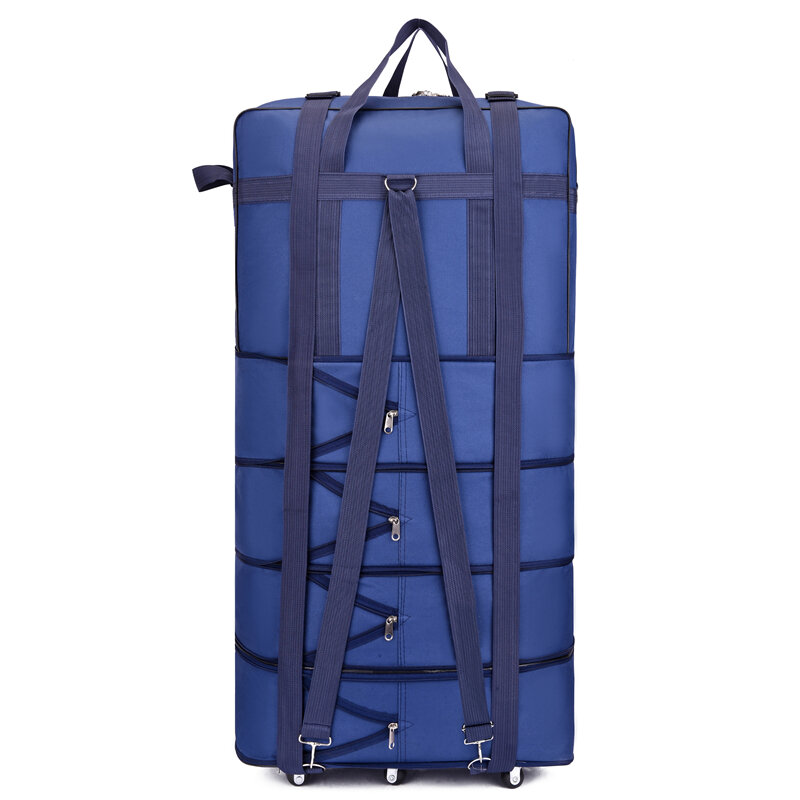 Unissex universal roda saco de viagem grande capacidade duffle durável oxford simples multifuncional bolsa bagagem mala