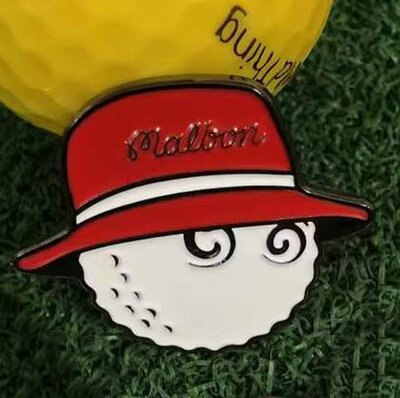 علامة الكرة علامة الكرة علامة خطاطيف قبعة الغولف مع الملحقات القياسية المغناطيس مروحة