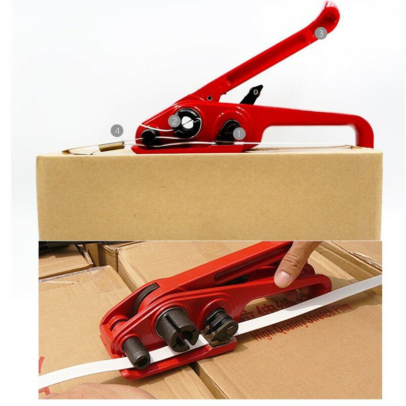 Manual Strapping Tensioner Banding Machine Tighter Hand Strapping Tools For Polyester Strip For 19mm PP PET Strap