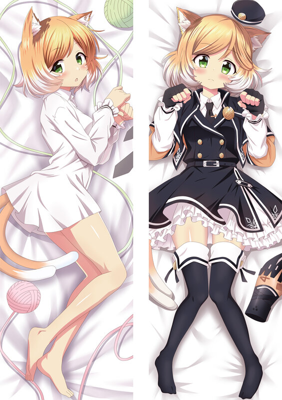 Anime Dakimakura The Promised Neverland Emma Double-sided Print Life-size Body Pillow Cover