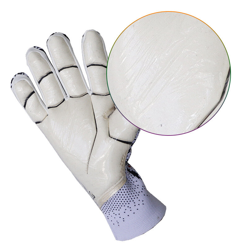 Guantes de portero de látex de 4MM, sin protección para los dedos, guantes de portero de fútbol profesionales, gruesos