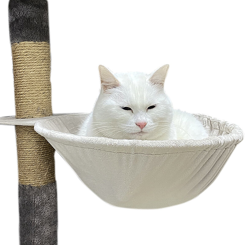 Lembut Kucing Tempat Tidur Gantung Menginstal Pada Kucing Pohon Kucing Kennel Menggantung Tebal Mewah 4 Warna Kapasitas Besar Diameter 30cm/35cm Tempat Tidur Hewan Peliharaan Kucing Besar