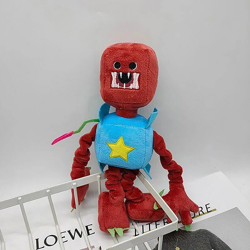 Boxy Boo – jeu de poupée périphérique de dessin animé, Robot rouge rempli en peluche, cadeau de vacances, Collection, nouvelle Collection