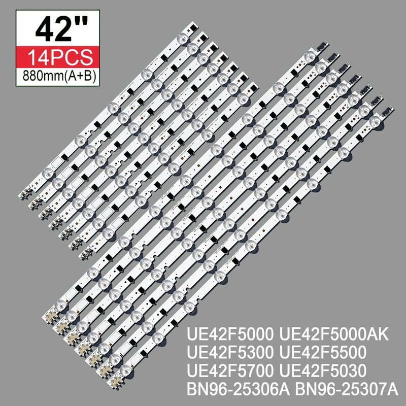 LED Backlight strip 42inch 15 LEDs For UE42F5000 UE42F5000AK UE42F5300 UE42F5500 UE42F5700 UE42F5030 BN96-25306A BN96-25307A