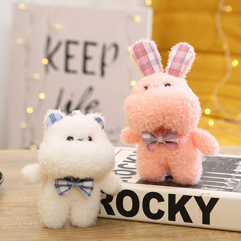 Cute Bear Anhänger Bär Bunny Schlüsselbund Tasche Schmuck Kaninchen Bär Ornamente Verschüttet Geschenk Großhandel