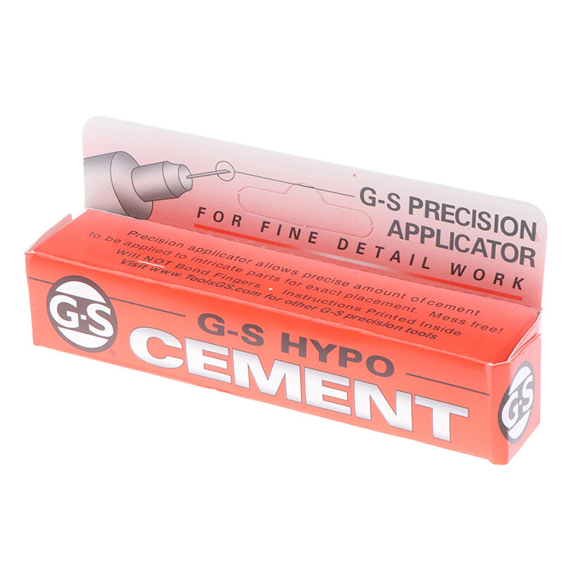 Pegamento adhesivo de precisión para pegar joyas, aplicador de cemento g-s Hypo, 9ml