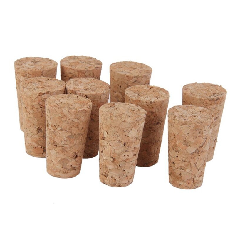 20Pcs Tapered Corks Stoppers DIY Craft Art Model Building 22 X 17 X 35Mm
