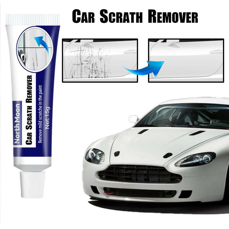 Removedor de arañazos de coche, pasta correctora de pintura con esponja, para reparación de arañazos de coche, para coches, SUVs, RVs, camiones