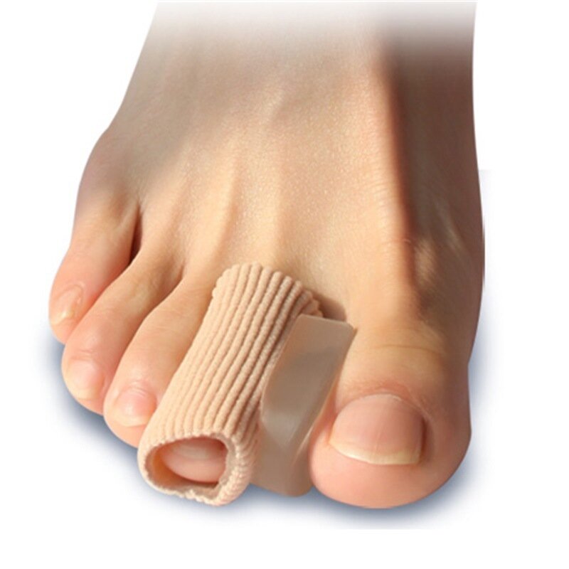 1 par pouco toe straightener macio silicone joint guarda ajustador pés almofadas alívio pé dor dedos separador ferramenta de cuidados com os pés