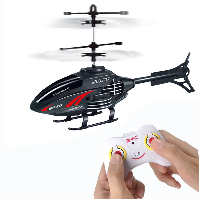Posinko Mainan Helikopter RC Drone Quadcopter Mini Model Sensing Gerakan Helikopter Mainan Terbang Jarak Jauh untuk Hadiah Anak-anak Laki-laki