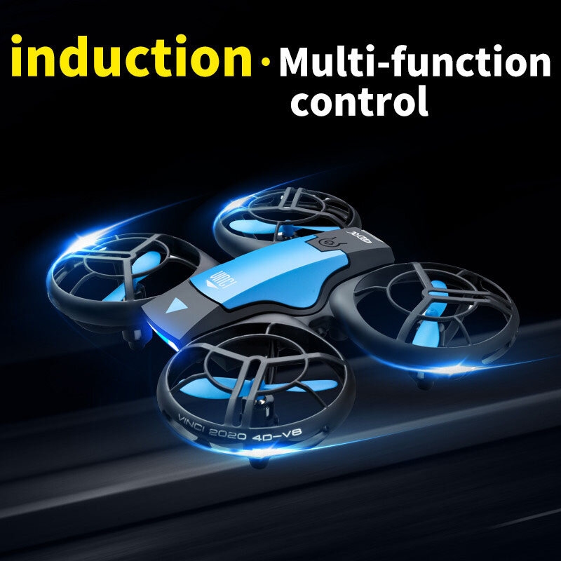 Drone RC V8 Baru 2022 4K 1080P WiFi Fpv Kamera HD Drone Mini Menjaga Tinggi Hadiah Mainan Quadcopter Lipat