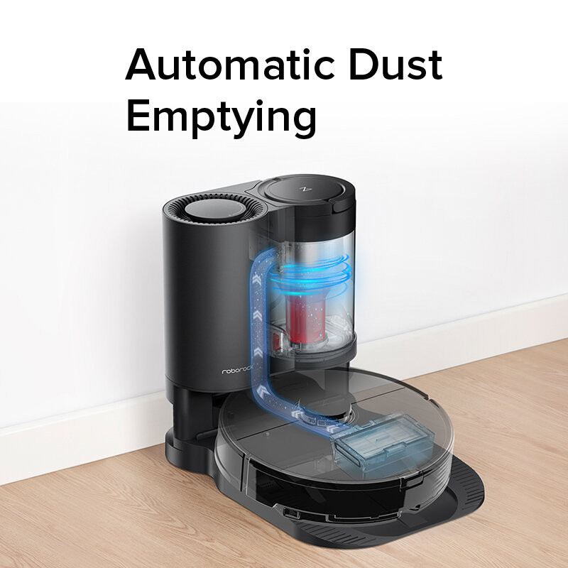 Roborock s7 Auto Empty Dock 220V Automatic Dust Collecting and Charging Station -S7 AdaptationCyclone Dust Collection Black