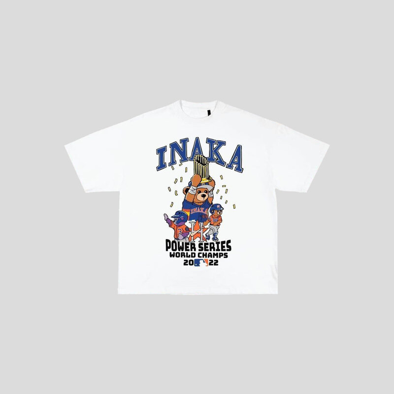 Футболка Inaka Power для мужчин и женщин, Высококачественная хлопковая Футболка 240 г, футболка Inaka Love IP, женская рубашка американского размера
