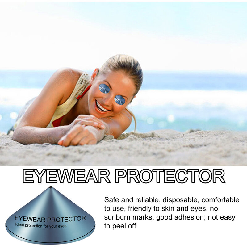 Пластырь для глаз EELHOE: на пляже, защищающий от солнца и ультрафиолетовых лучей, с помощью удобного протектора для глаз