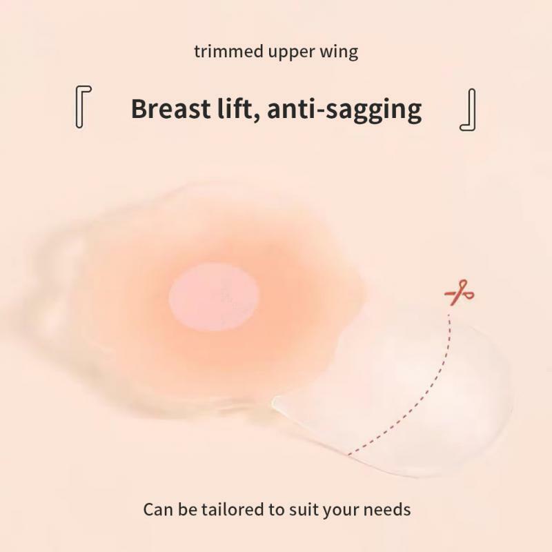 1ม้วน2Pcs ผู้หญิง Breast Nipple ครอบคลุม Push Up Bra Body ที่มองไม่เห็นเทปยกกาว Bras Intimates เซ็กซี่ bralette