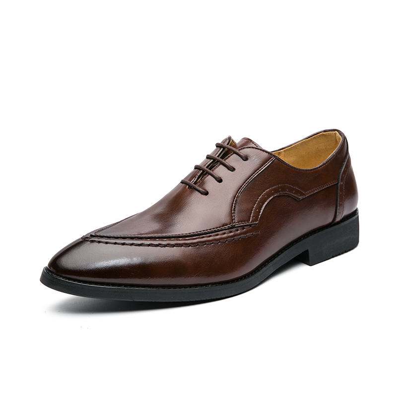 Oxford buty groom skórzane buty buty biurowe formalne buty biznesowe krowa ukryj wiązane buty męskie buty konferencyjne buty ślubne