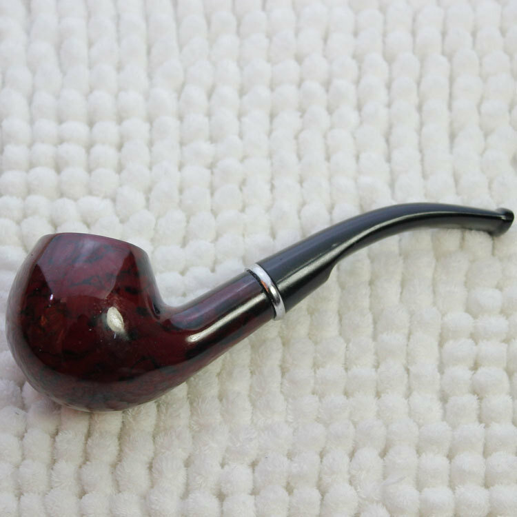 Solid Wood Classic Pipe Smoking High Quality New Design Wood Tobacco Pipe Free Smoke Smoking Accessories