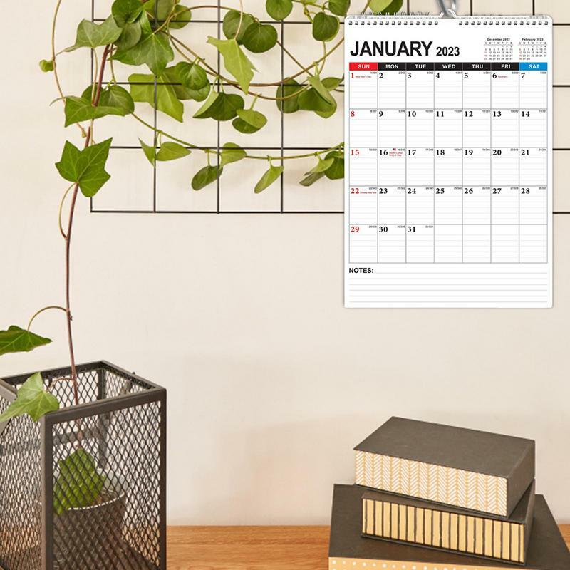 Настенный подвесной календарь 2023, подвесной календарь 2023-2024, вертикальный подвесной календарь, использование сейчас до июня 2024 года, минималистичный дизайн 2023