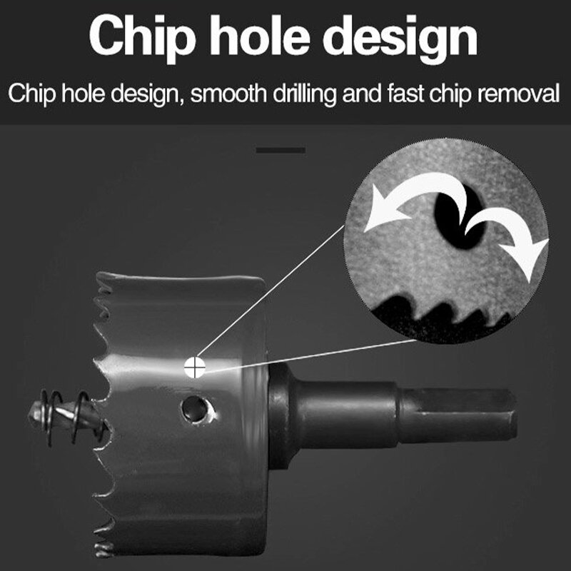 11pcs Hole Saw woodworking hole saw set drill bit carbon steel 19-127mm hole cutter set for plasterboard ceiling wood hole saw