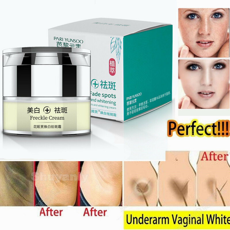 Herb Whitening Freckle Cream Inner Thigh Lightening Cream, Strong Dark Spots Eraser, Spotless Skin Face Products
