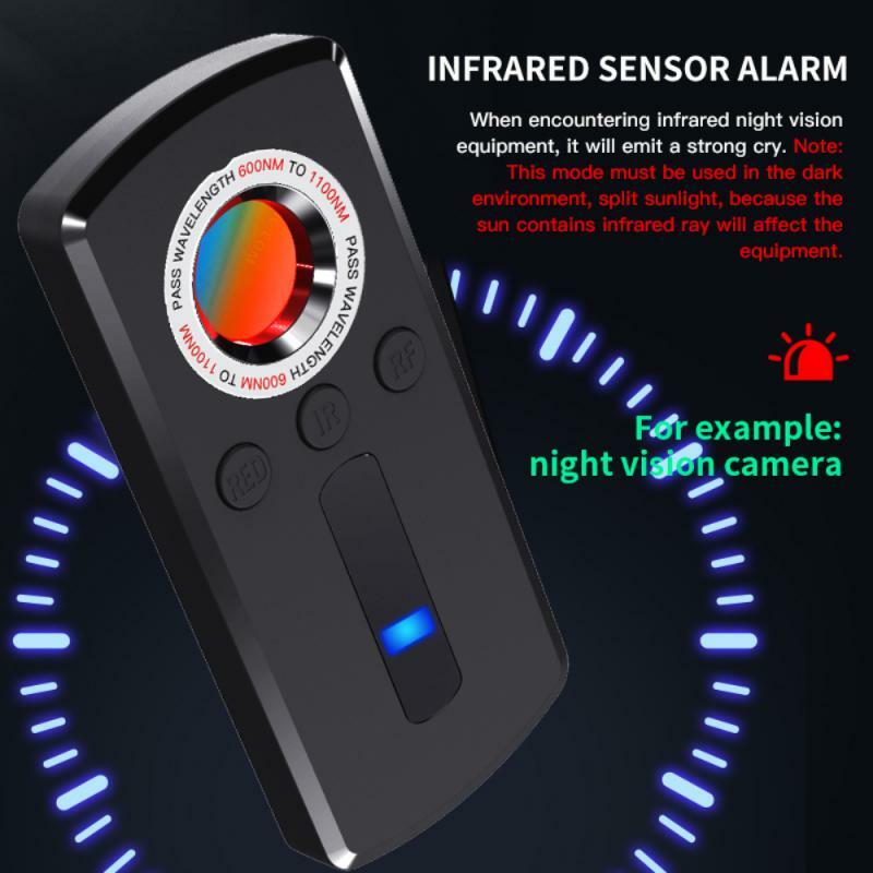 RYRA-Detector infrarrojo inalámbrico GPS de alta sensibilidad, dispositivo Anti-Posicionamiento, Anti-monitoreo, Anti-cámara, Anti-seguimiento de señal