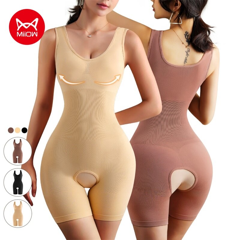 MiiOW 1Pcs Slimming 3 Color Sexy Corset Women Underwear Fashion Nylon Belt Waist Trainer Shaperwear Body Suit Shaper Panties