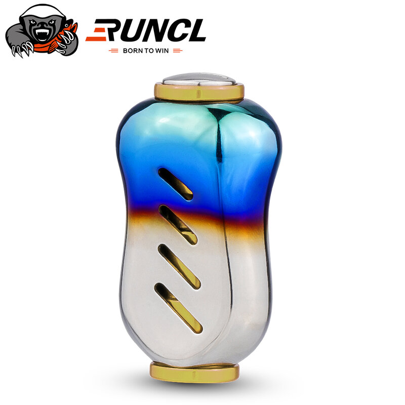 RUNCL-베이트캐스팅 휠 릴용 낚시 릴 핸들 노브, 직경 2 개/묶음, 가공 금속 낚시 로커 노브
