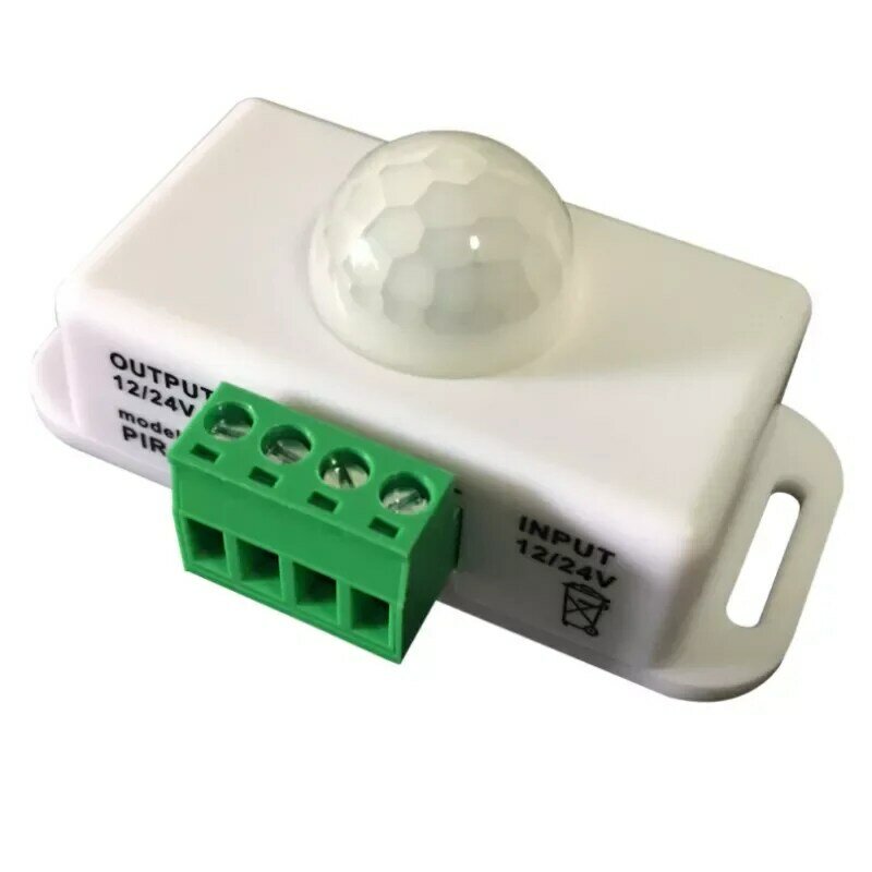 DC 12V 24V 6A Automatic Adjustable PIR Motion Sensor Switch IR Infrared Detector Light Switch Module for LED Strip Light Lamp
