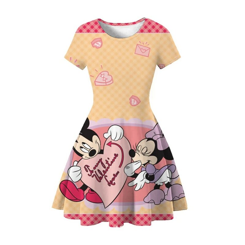 Robe fantaisie Minnie Mouse pour enfants de 3 à 12 ans, tenue Cosplay d'halloween, Costume d'anniversaire pour petites filles