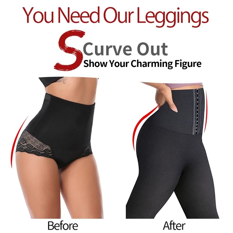 High Waist Women Anti Cellulite Leg shapewear Compression Slimmer Slimming Body Shaper Leggings Tummy Control Panties Thigh