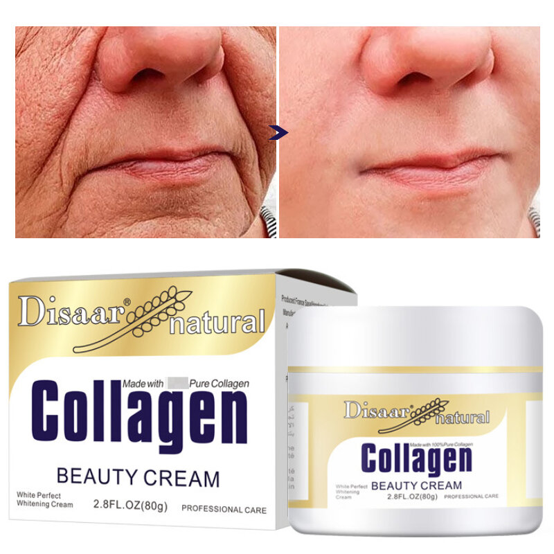 Crema facial hidratante antienvejecimiento, reafirmante, nutrición profunda, blanqueamiento de la piel, ilumina la piel, color, cuidado facial, 80g