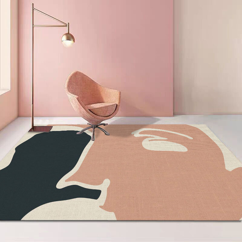 Karpet Besar Modern Di Ruang Tamu Anak-anak Area Karpet Dekorasi Kamar Tidur Karpet Lounge Karpet Samping Meja Tikar Lantai