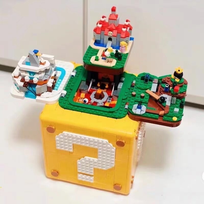 Kit de blocs de construction assemblé le puissant Bowser 2022, 71411 pièces, jouet éducatif pour enfants, cadeau, nouvelle collection, octobre 2807
