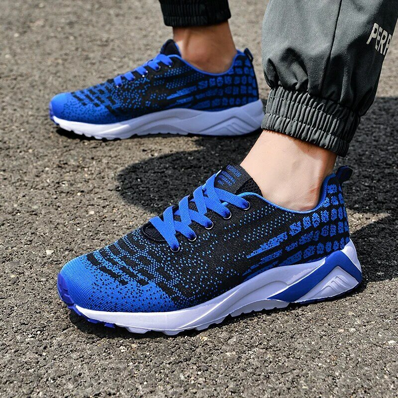TVTAOP Light Running Shoes Men Sports Sneakers Men Breathable Shoes for Male Comfortable Weave Big Size 48 Outdoor Tennis Shoes
