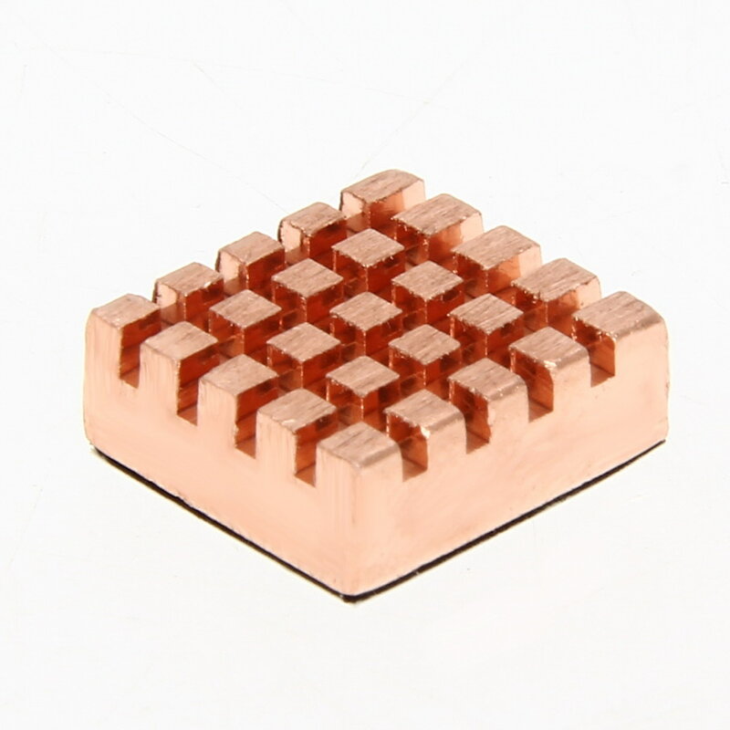 RHS-03 Copper Heatsink Adhesive Back for Cooling Motherboard DDR VGA RAM Memory IC Chipset 13mm * 12mm * 4 mm