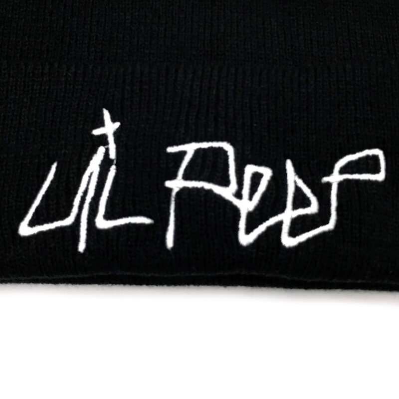 Winter Lil Peep Beanie ricamo Love lil.peep uomo donna berretto lavorato a maglia cappello lavorato a maglia Skullies Warm Unisex Ski Hip Hop Hat