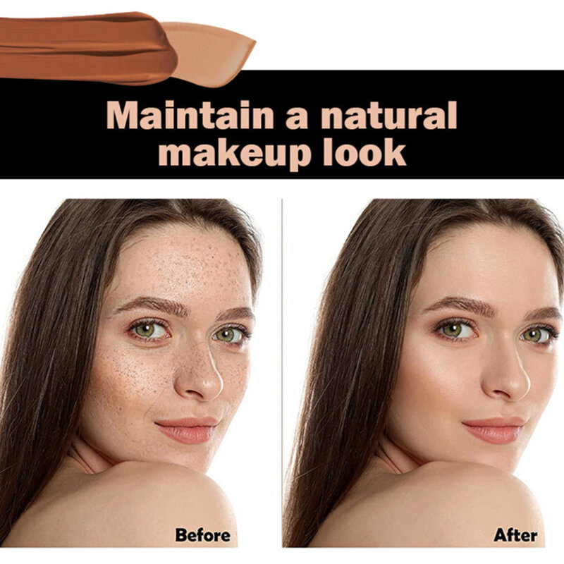Nude Make-Up Gesichts Foundation Wasserdichte Abdeckung Makel Basis Flüssigkeit Concealer Öl Control Anhaltende Erhellen Haut BB Creme Kosmetik