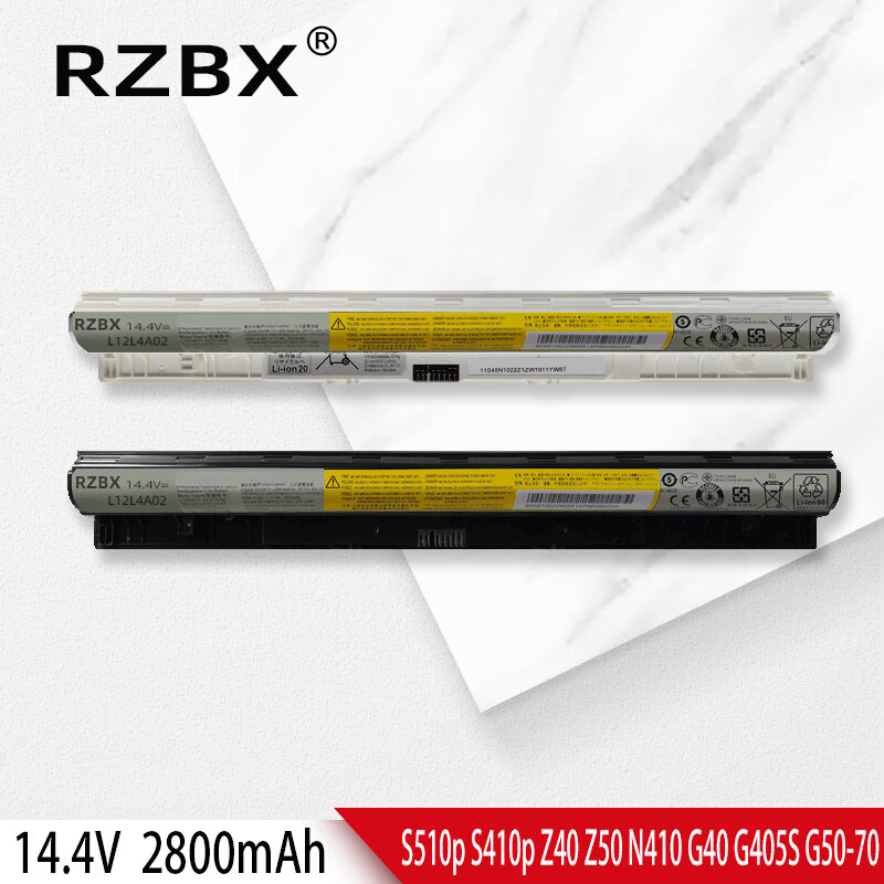 RZBX New Bateria Do Portátil Para Lenovo G40 Z70 Z50-70 L12M4E01/80 G505S G405s G410s G450S G505s G510s N410 G50-40/45 Z40-70/75 Z501