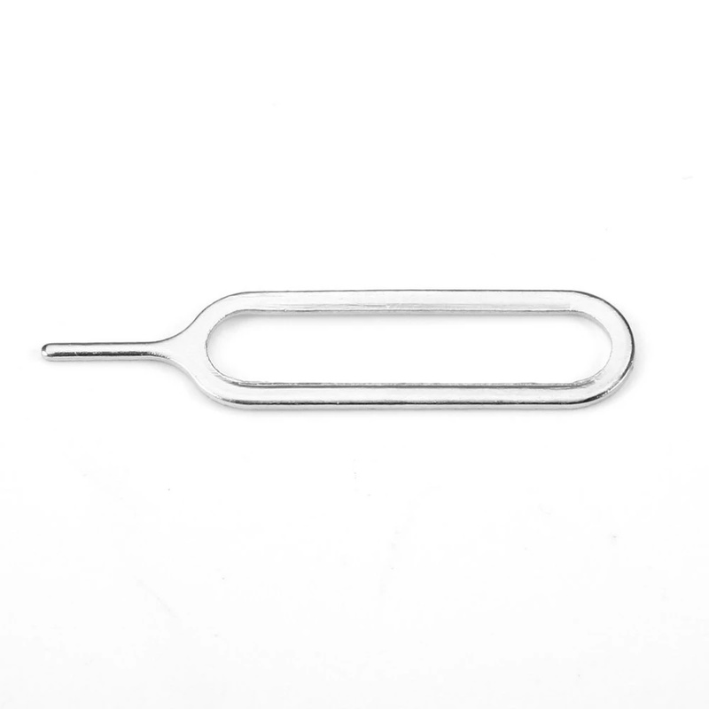 100PCS Universal Mobile Phone Card Removal Pin Slim SIM Card Tray Eject Tool for IPhone Samsung Xiaomi SIM Card Removal Tool