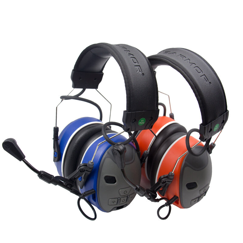 EARMOR C51 전술 블루투스 헤드셋, 소음 헤드셋, 군사 통신 헤드셋, 사격 귀마개, NRR26
