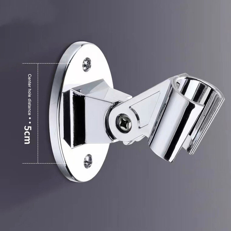 Supporto per doccia staffa per montaggio a parete regolabile universale staffa per bagno con Base fissa rotazione stabile accessori per il bagno