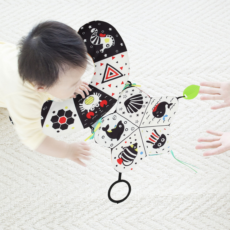 Детская игрушка для живота, развивающая игрушка, Когнитивная игрушка с высокой контрастностью