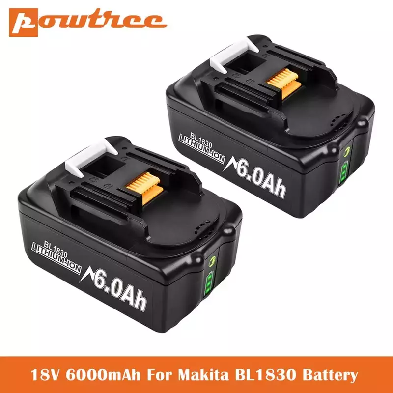 Reemplazo recargable de iones de litio para batería Makita de 18V, taladros inalámbricos, 3,0/4,0/6,0/9,0 Ah, BL1850, BL1830, BL1860, LXT400, L50