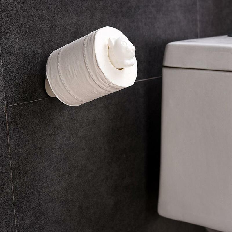 الحائط حامل لفة قابل للسحب لاصق المطبخ هريرة لفة الأنسجة حامل منشفة الحمام ورق التواليت تخزين الرف