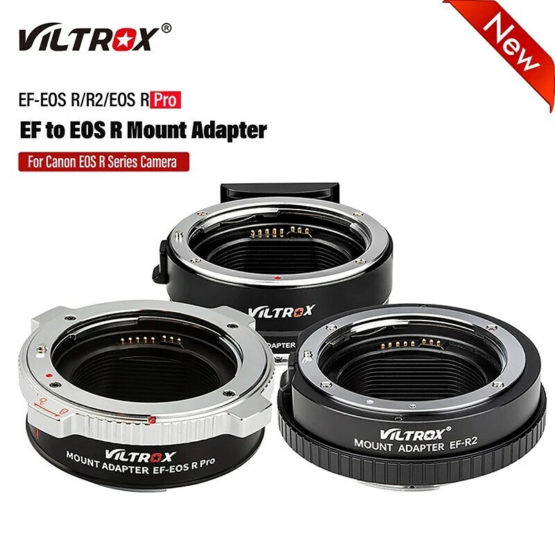 Viltrox-Anillo de Control de enfoque automático, adaptador de lente de marco completo EF-EOS R PRO para cámara Canon EOS EF a R Mount R RP R3 R5C R6 C70
