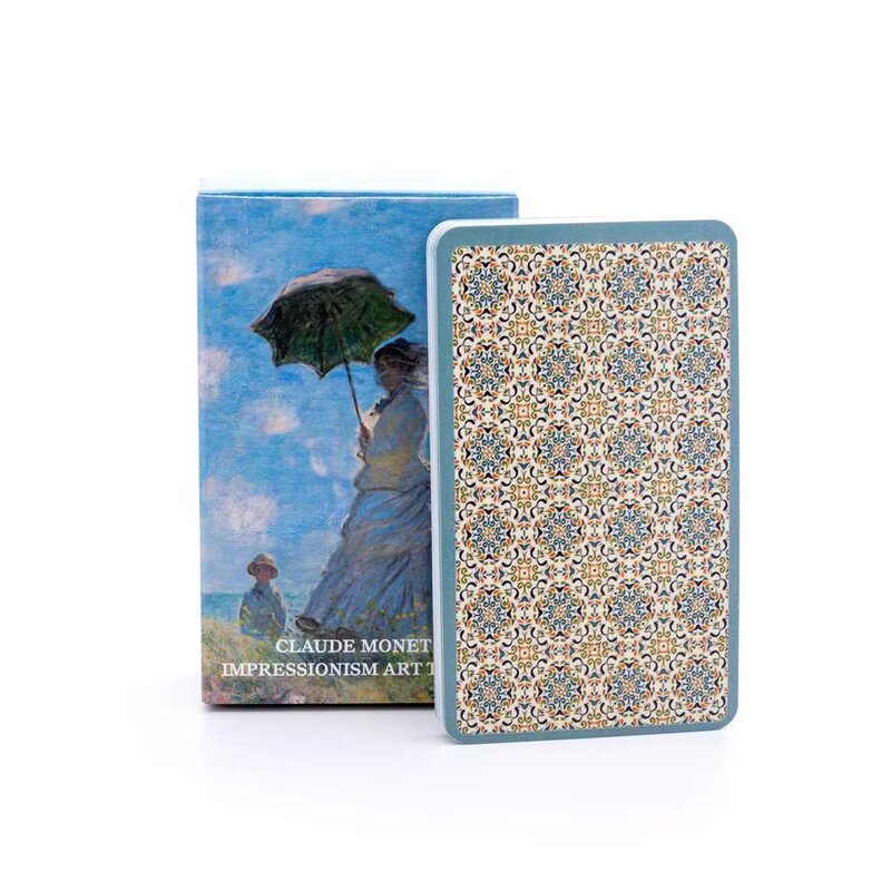 Impresionismo Art Tarot 78 tarjetas Set regalo juego de mesa oráculo y adivinación