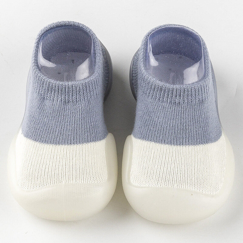 Zapatos de malla transpirable para primeros pasos para bebé, parche de Color, zapato informal para niños y niñas, suela suave, antideslizante
