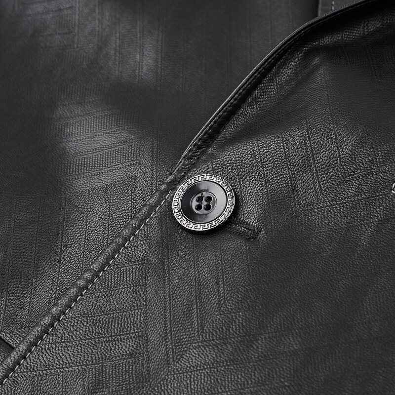 革のジャケットの男性のスーツの襟スリム革のスーツ2022新韓国スタイルカジュアルジャケット革ジャケット